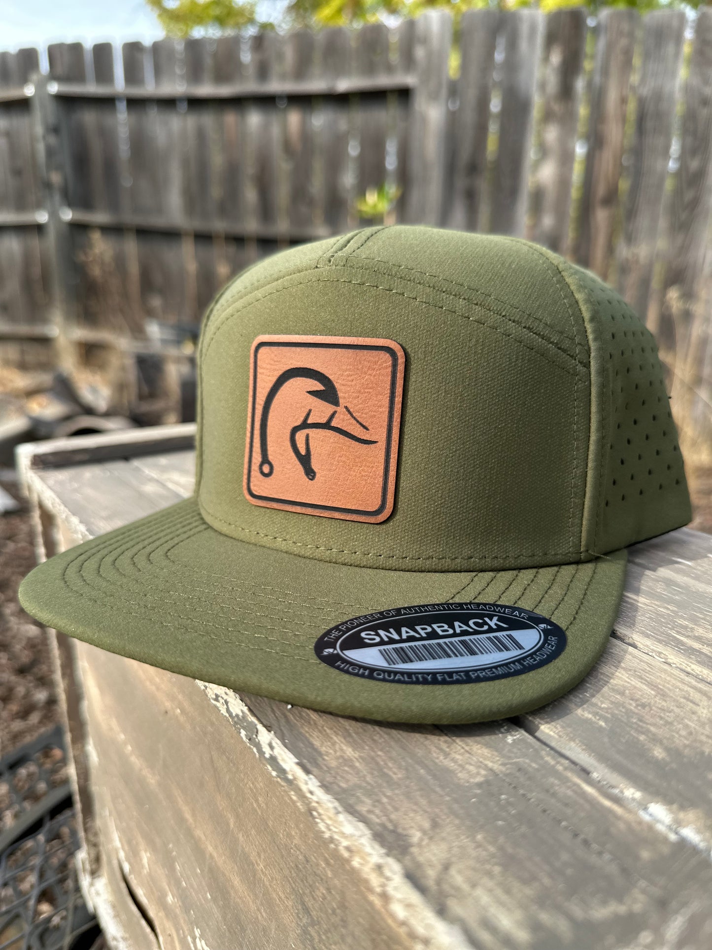 Unbranded Duck Hook Antler 7-Panel Hat